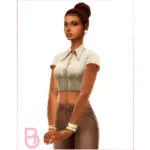 Woman Hairstyle - Tryna - Version 2