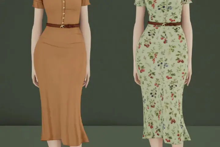 dragonfly midi dress
