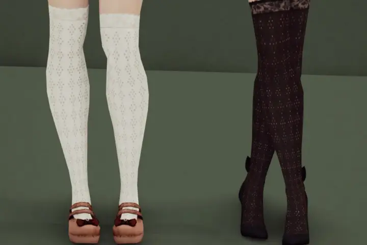 heirloom lace stockings