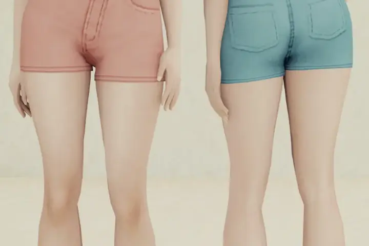 golden hour belted shorts