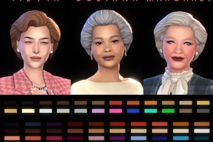 hair set (margaret, juliana, silvia) by simandy