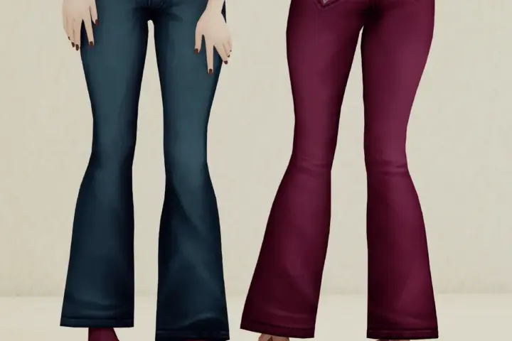 Revival Cross Flared Jeans