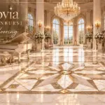 Genovia Flooring • Gilded Sunburst Marble