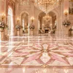 Genovia Flooring • Gilded Sunburst Marble
