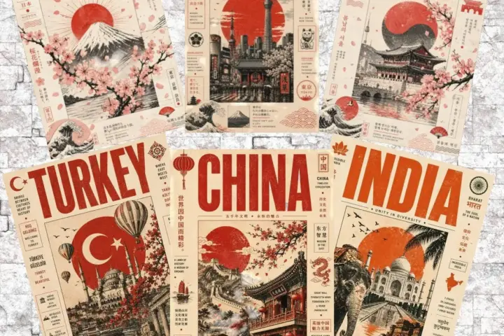 Travelers Heritage Poster Pack