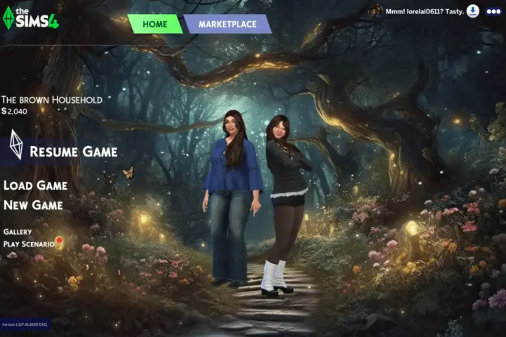 Enchanted Forest Animated With Household Main Menu Background