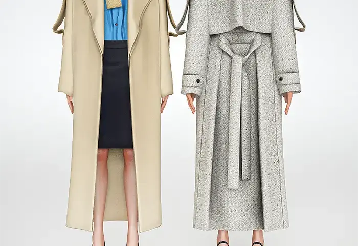 Тренч - Bottega Veneta SS26 Oversized Trench Coat With Shirt