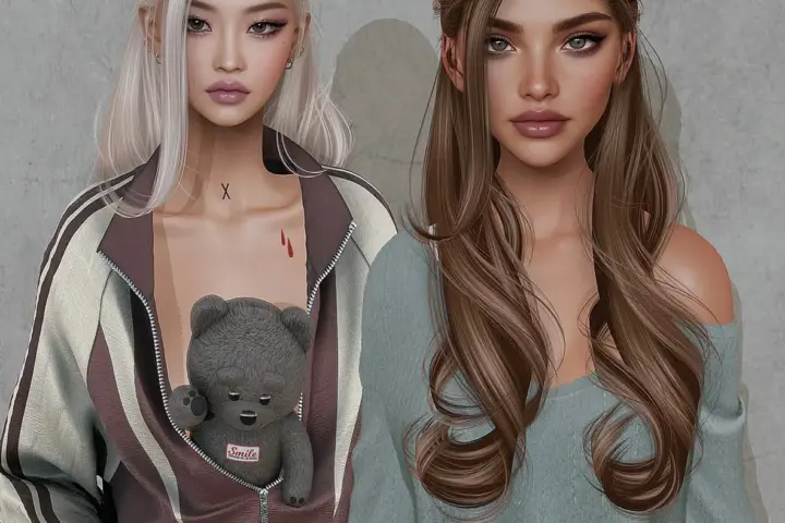 Прическа - GIULIA HAIR (V3, V4)