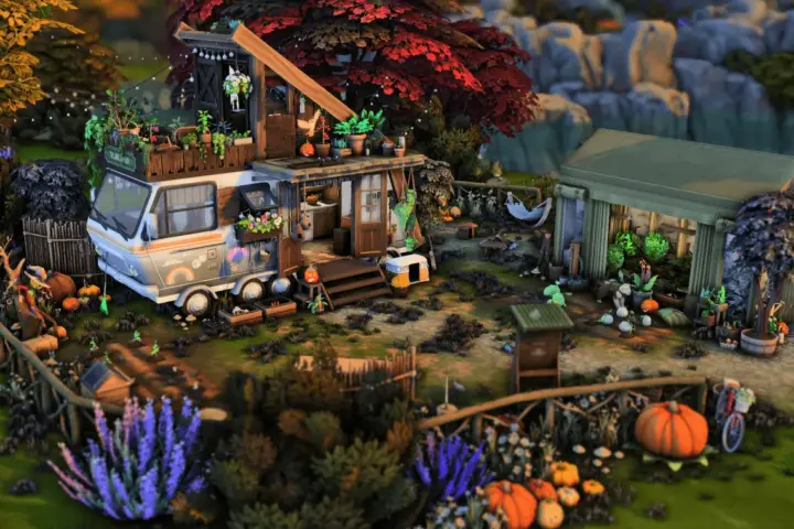 Cozy Autumn Camper Van