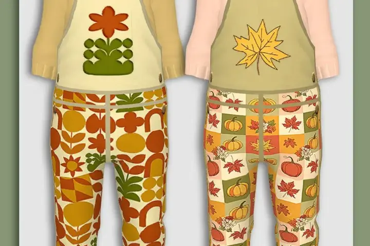 Toddler Retro Fall Overalls