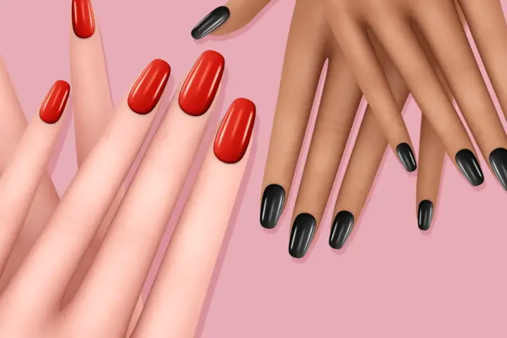 Round Square Nails