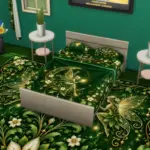 Evergreen Fae Dreams Full Bedroom Set Base Game