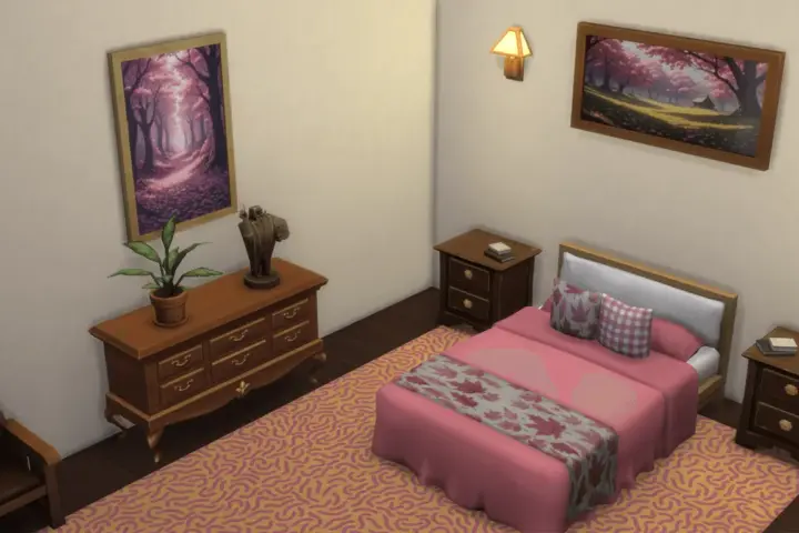 Leafy autumn room set