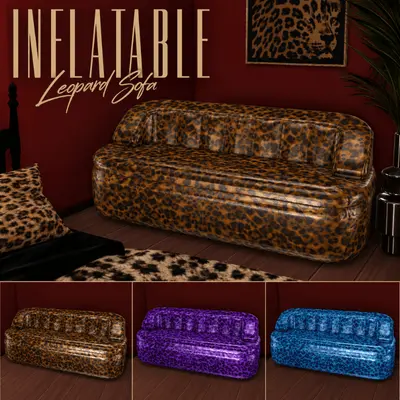 [TheSimsBaddie] Inflatable Leopard Seat