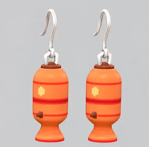 Brazilian Clay Filter Earrings