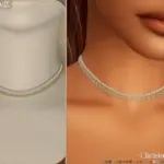 Visage Necklace Set - Diamond and Chain Layered Necklaces