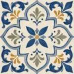 Portuguese-vibe wall tiles by StacySims