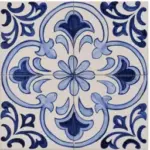 Portuguese-vibe wall tiles by StacySims