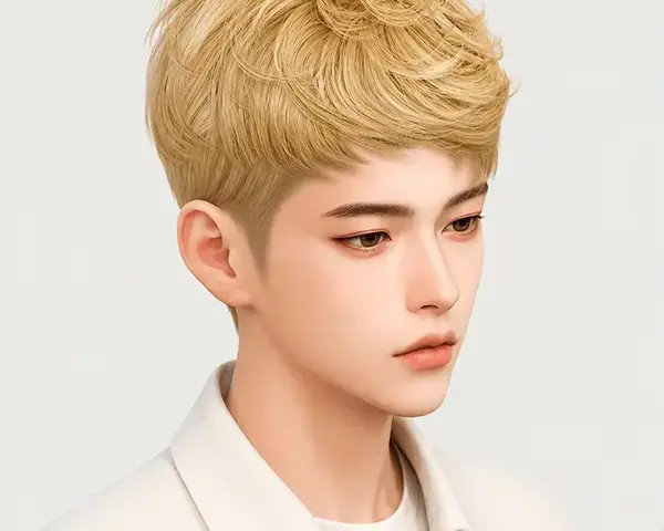 Korean Hairstyle 171M By Maysims
