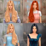Aurum - Sophia long hair set