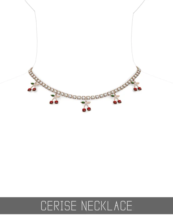 Simpliciaty's Cerise Necklace