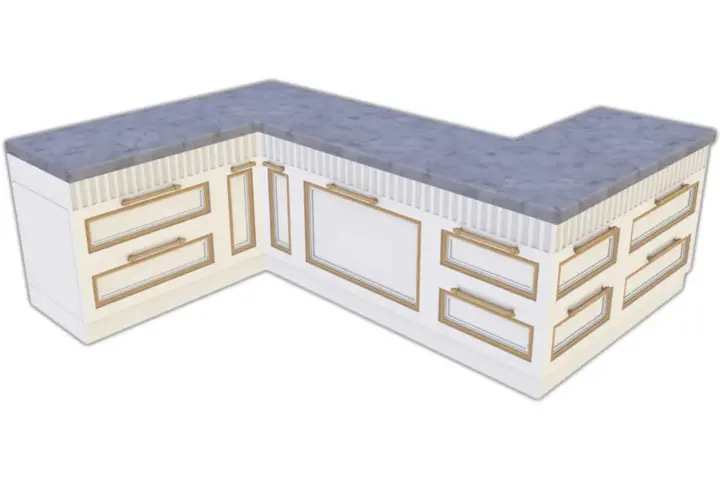 Comiko - Parisian Kitchen Counter Marble