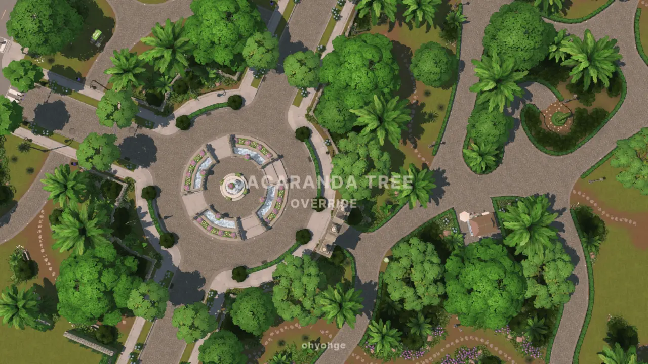 jacaranda tree override