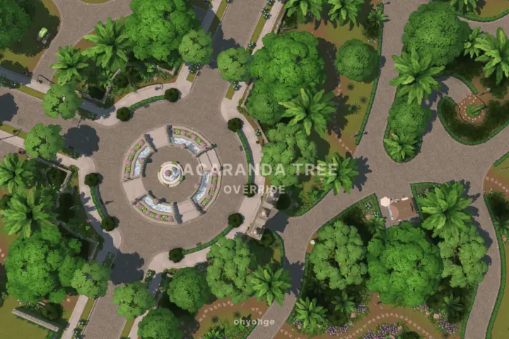 jacaranda tree override