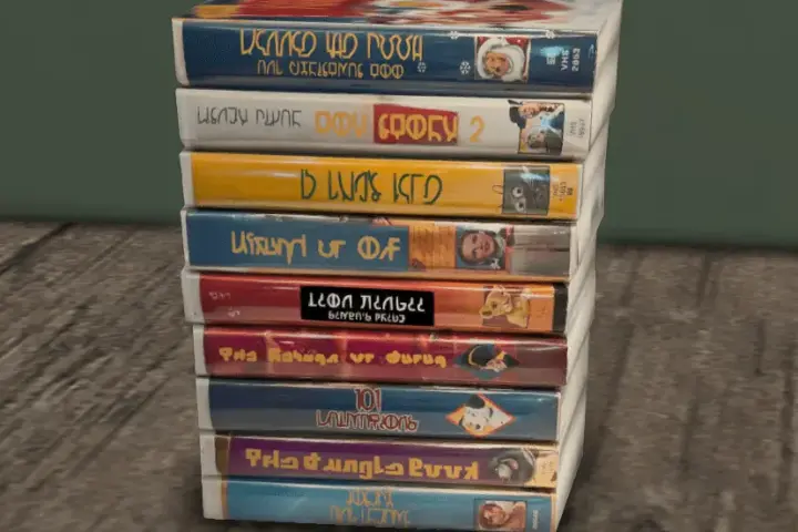 VHS Simlish Recolor