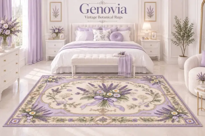 Genovia Rugs • Vintage Botanical Collection