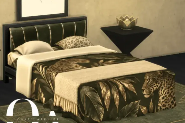 Quiet Atelier - Gilded Wild Bed