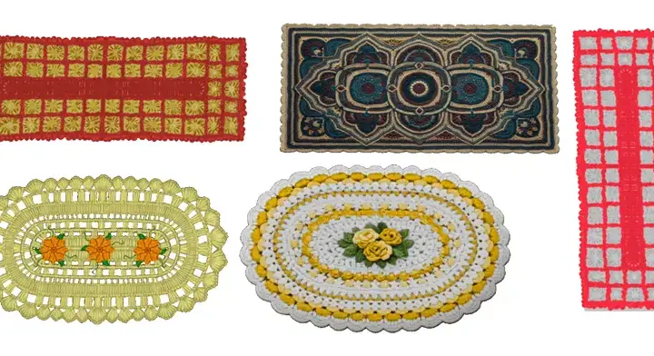 Brazilian Crochet Rugs Set