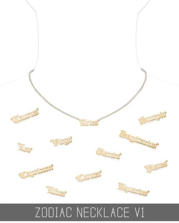 Simpliciaty's Zodiac Necklace V1
