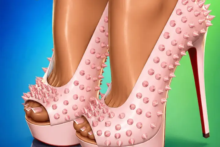 Spiked Runway Heels