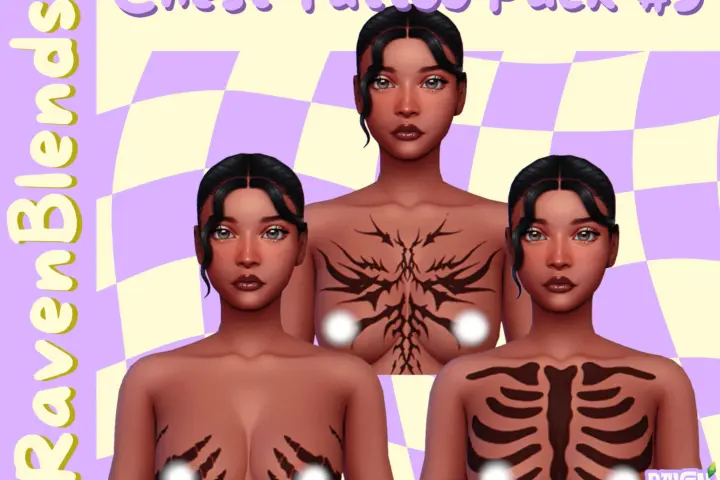 Chest Tattoo Pack #5