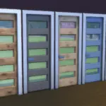 Wooden Matt Coloured Doors