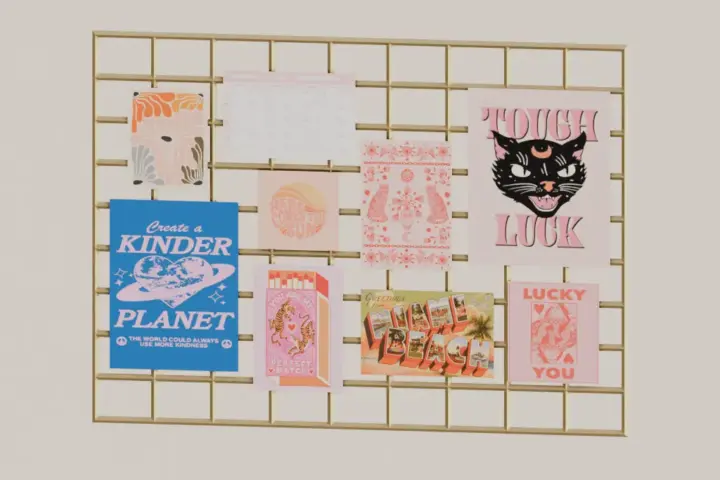 Lila Poster Grid
