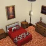 Pumpkin-themed autumn room set