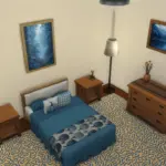Pumpkin-themed autumn room set