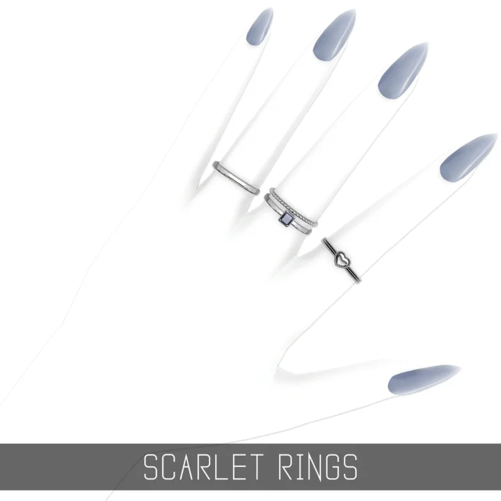 Simpliciaty's Scarlet Rings