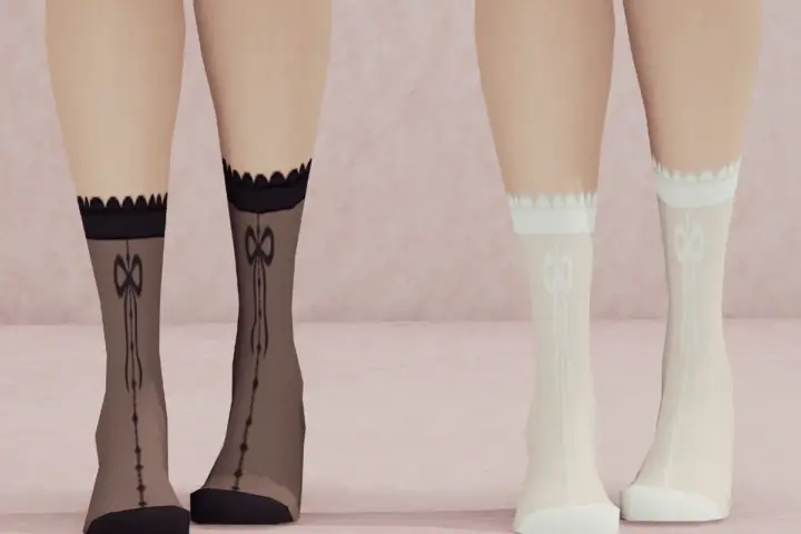 Odette Bow Socks