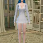 Silver Élan Dress