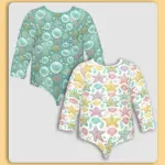 Infants Pastel Sea Life Bodysuits