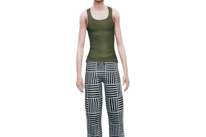 Stripe Abstract PJ Bottoms