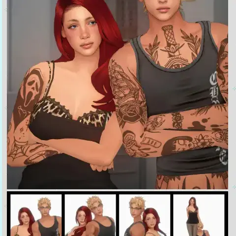 Позы для двоих [cagosims] couple posepack 01