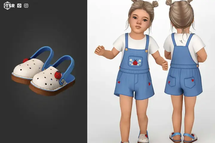 Tatum Clogs With Ladybug Charm