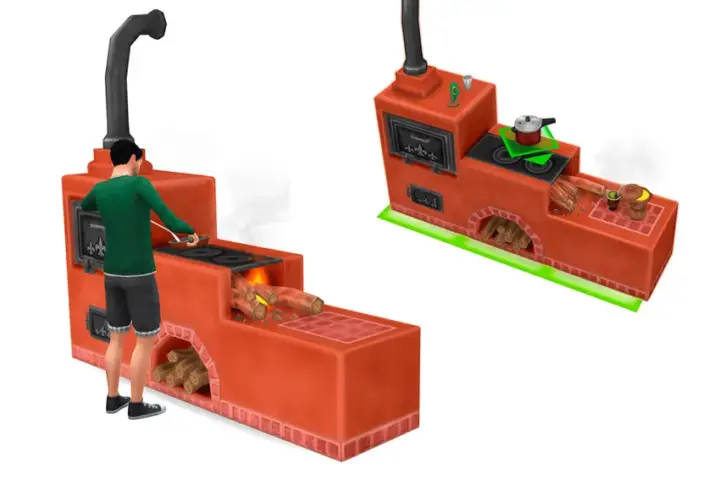 Brazilian Wood-Burning Stove with Oven