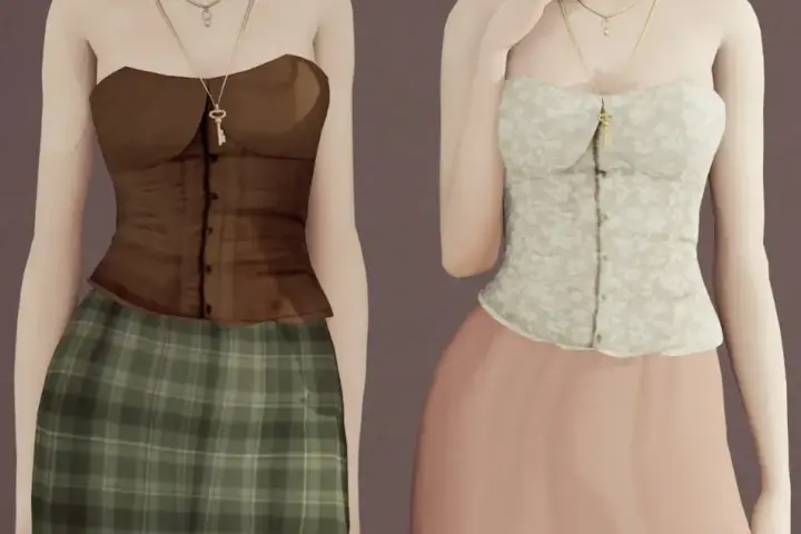 evelyn corset top