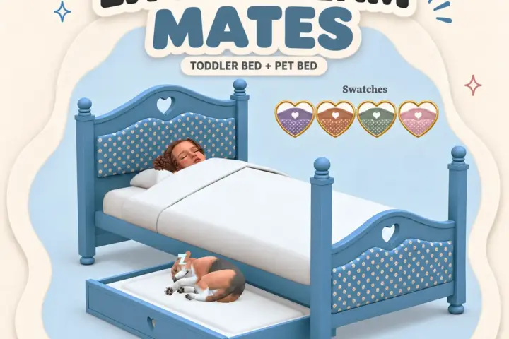 Кроватка для тоддлеров и питомцев "Little Dream Mates"