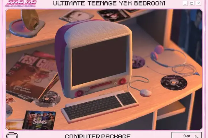 [Zha.na] Y2K Strawberry Computer